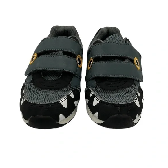 Cat & Jack Gray Shark Hook And Loop Sneakers Size 12 Toddler Boy's - Picture 3 of 9